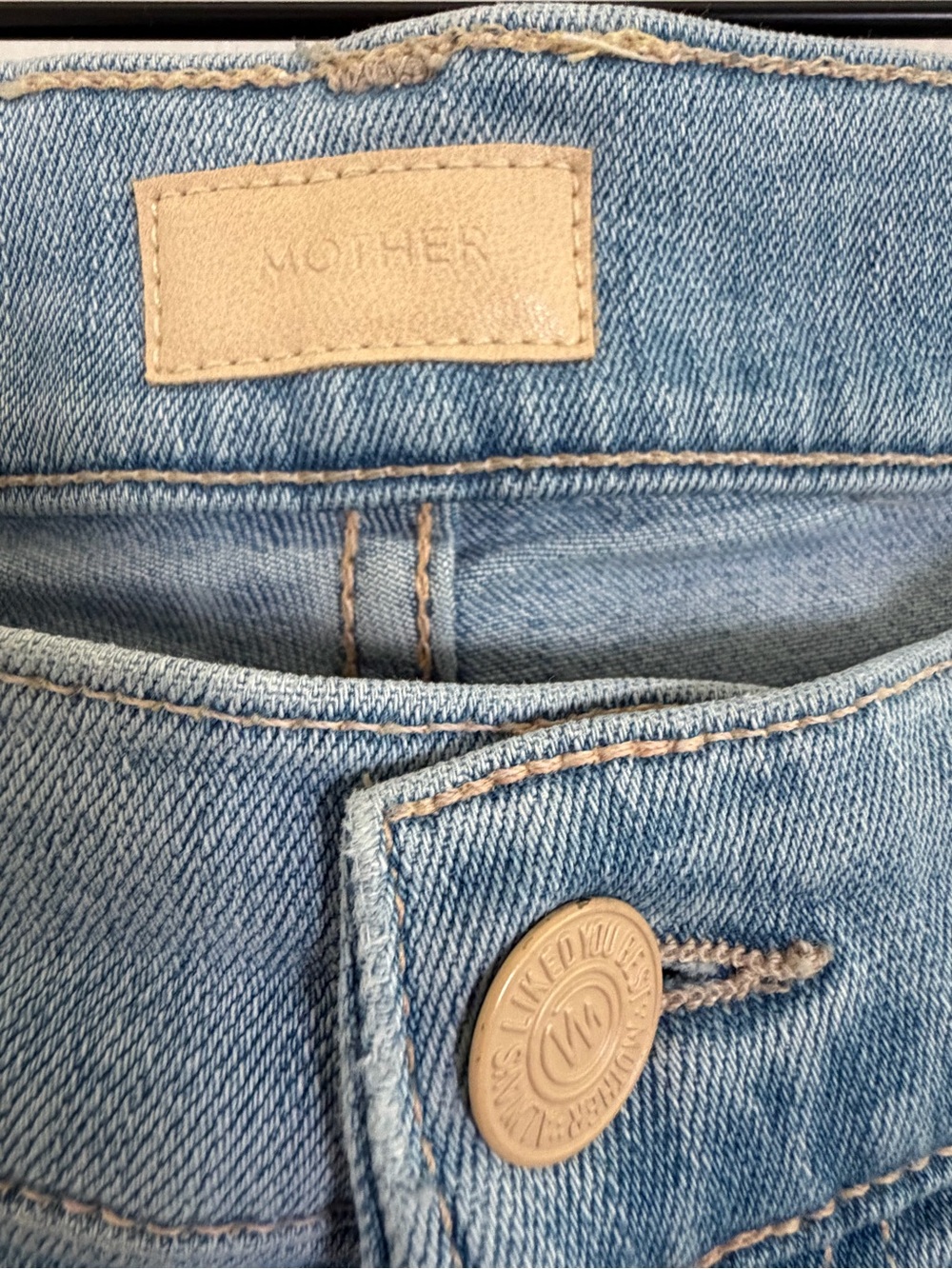 MOTHER High Waisted Rider Ankle Fray Island After Hours Size 29 - Picture 4 of 13